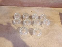 lot of 10 Glass Tumblers made in ARCORC FRANCE