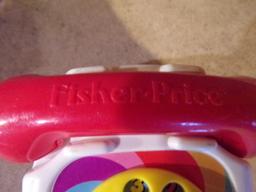 lot of 2 Fisher Price Play Phones 1 Musical