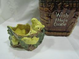 McCoy Cookie Jar and Planter, "Wish I had a Cookie"