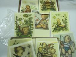 Vintage 1940s Hummel Charming Babies Post Cards in Original Box