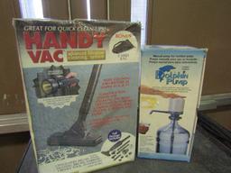 Dolphin Pump and Handy Vac, in Original Boxes