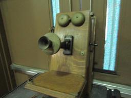 Antique Wood Crank Phone, Western Electric Co., Pittsburgh