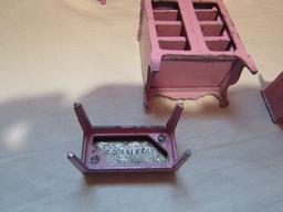 Metal Tootsie Dollhouse Furniture