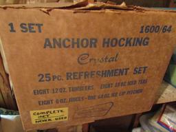 Anchor Hocking Crystal Set, Unused, UnOpened Box