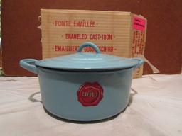 Schiller & Asmus Cast Iron and Enamel French Oven Cookpot, New, Made in France