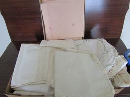 Vintage Linen, Pink Set by J.N. Adam Co.