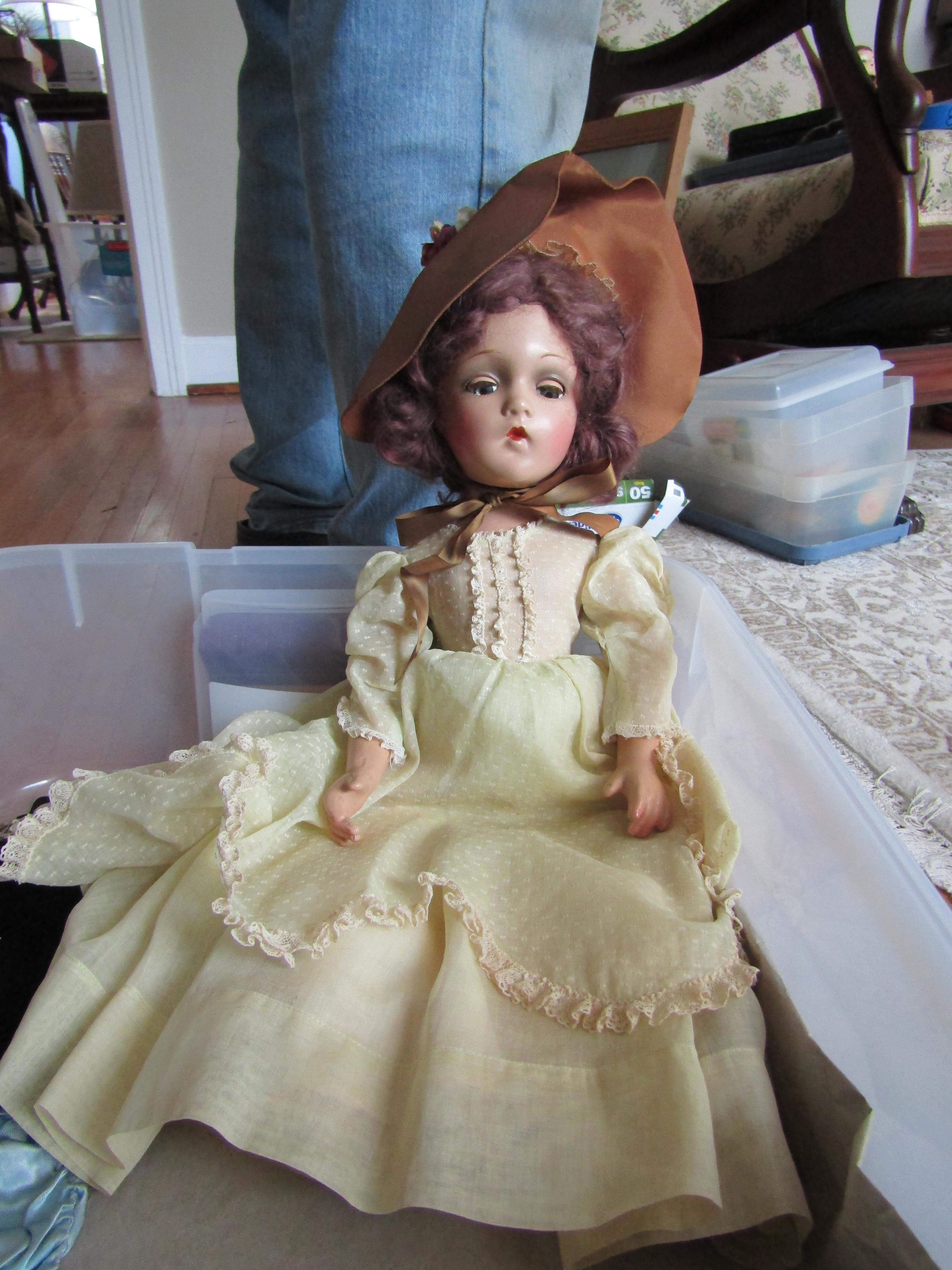 Antique/Vintage Large 21" Compo Madame Alexander Doll