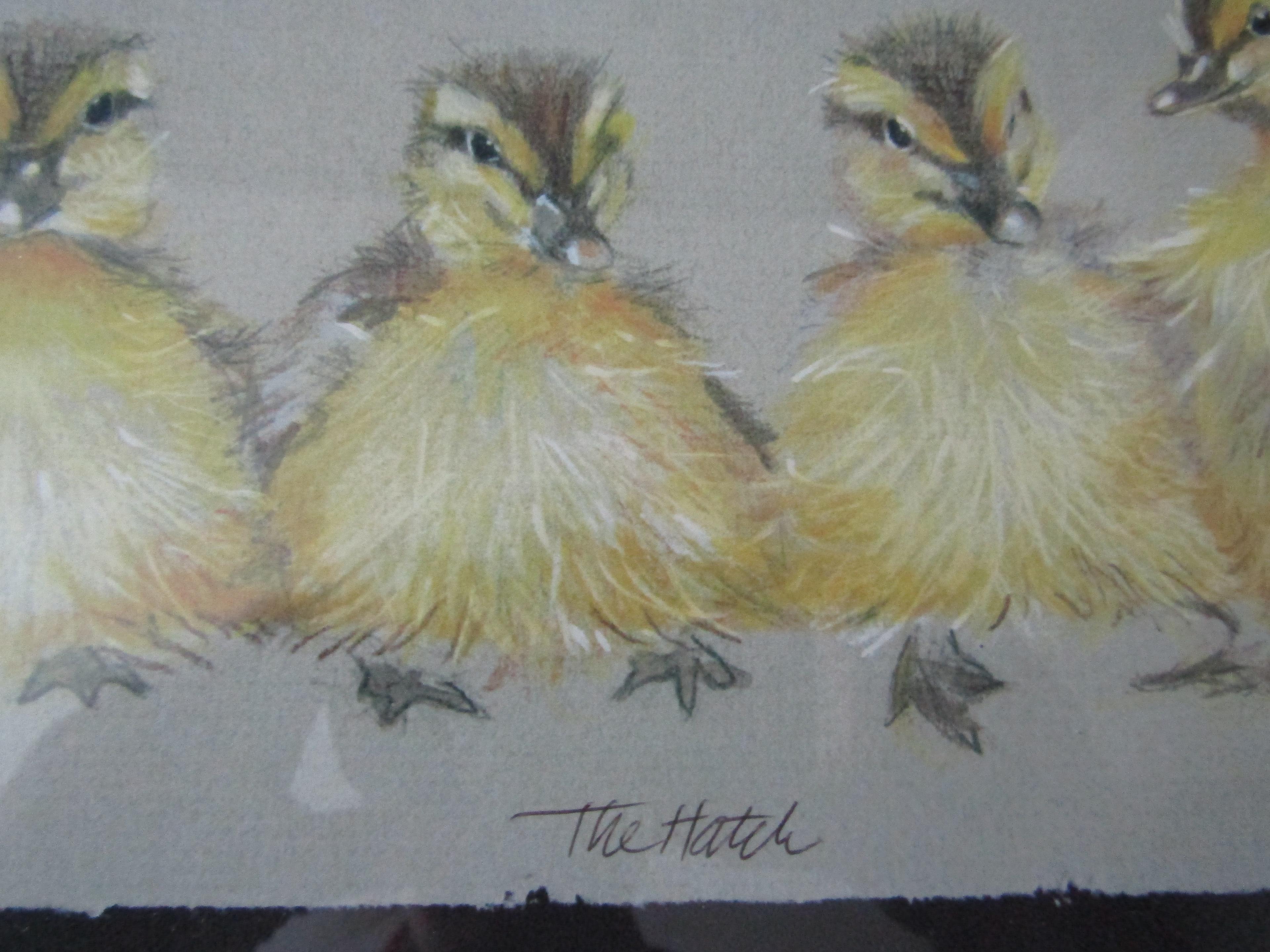 Signed and Numbered Art, Titled "The Hatch", Ducklings, 147/1000