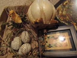 Vintage Fall/Owl Decor