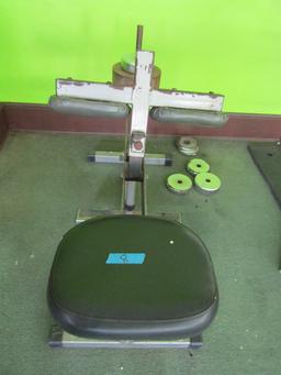 Seated Calf Press Exercise Machine