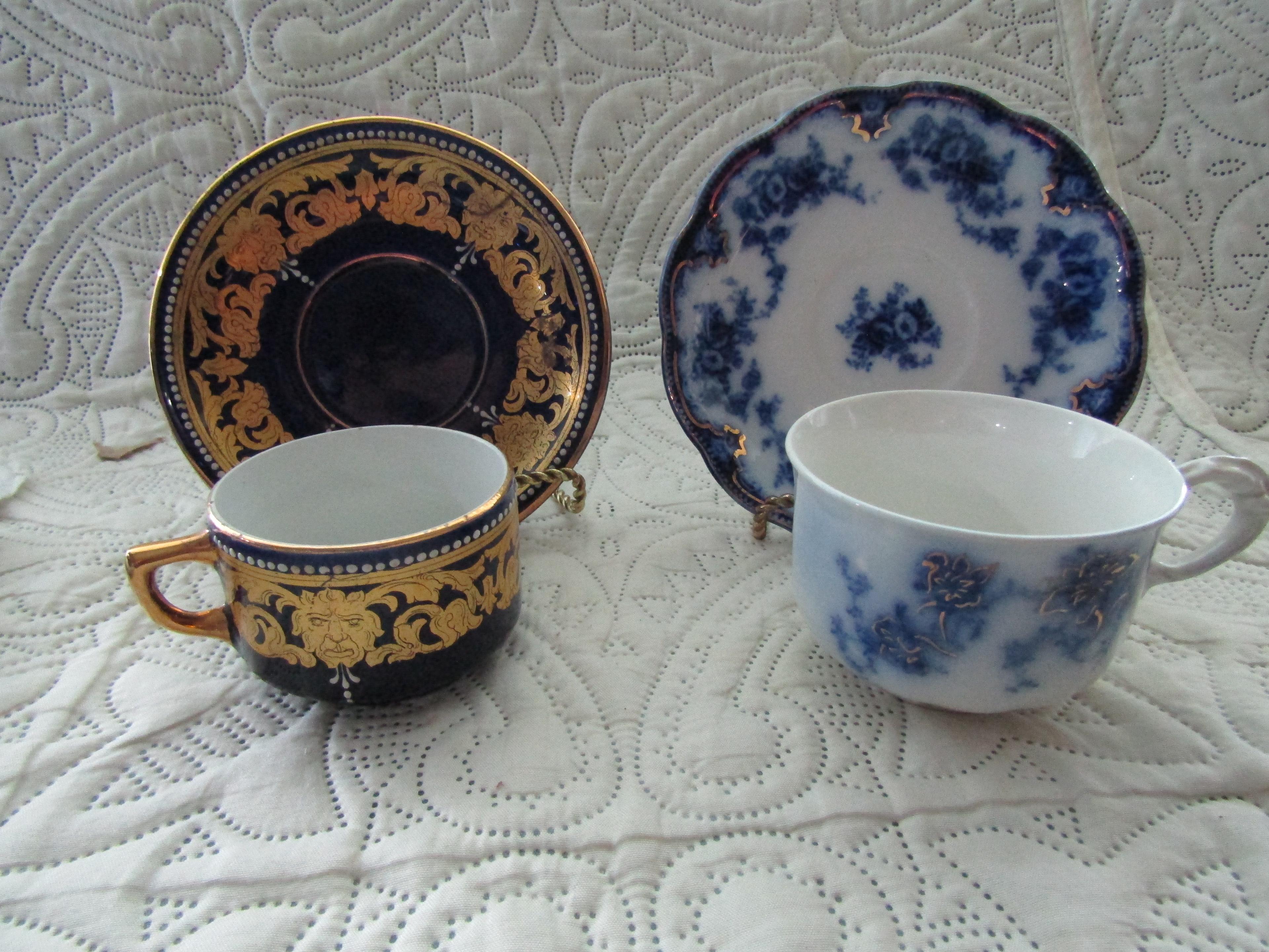 Antique/Vintage Teacups and Saucers, Stamped