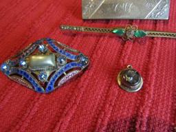 Victorian Brooch and Roman Pendent