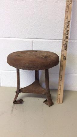 Antique Metal Stool