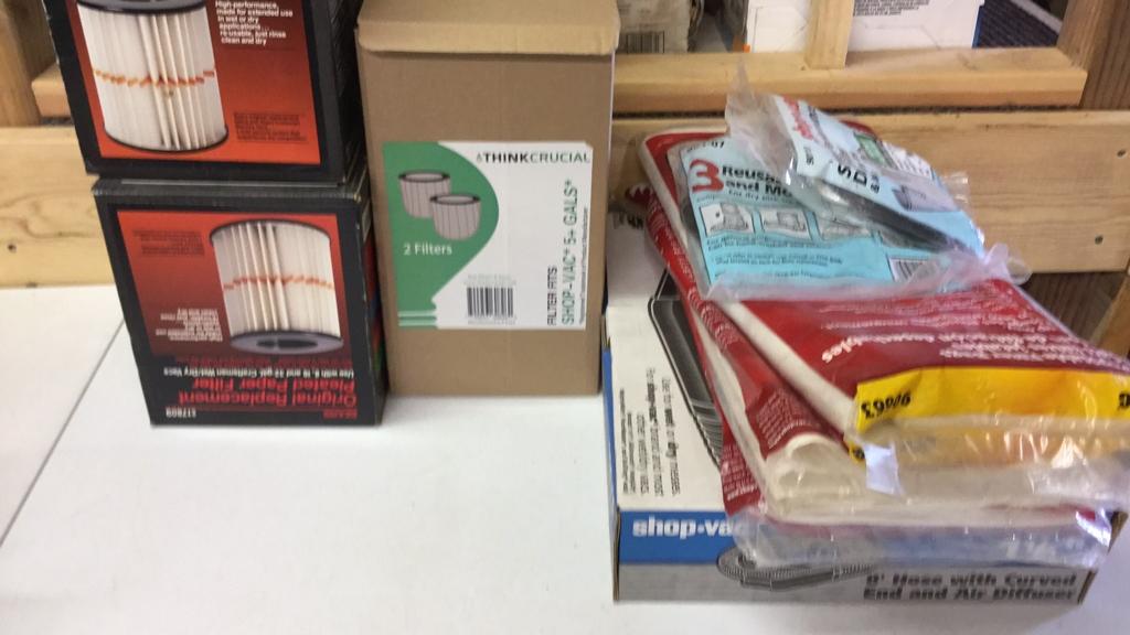 Shop Vac Filters/bags/hose