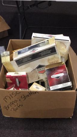 Big box of misc Briggs & Stratton parts