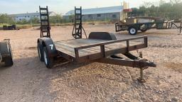 1996 P J 12' EQUIPMENT TRAILER