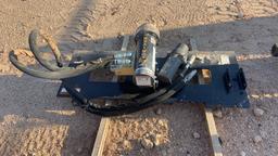 Post Driver Attachment for skid steer
