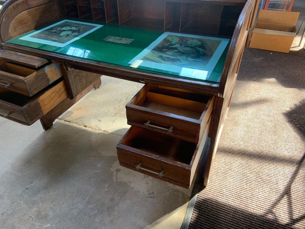 1880’s A.H.Andrews&Co Roll Top Desk