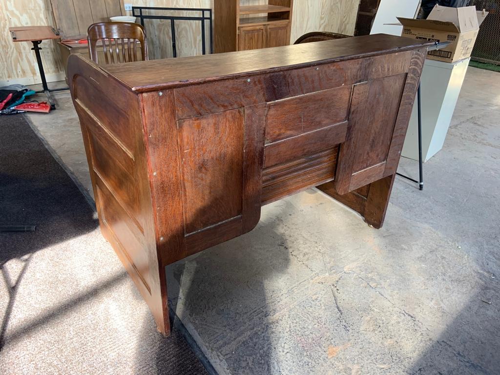 1880’s A.H.Andrews&Co Roll Top Desk
