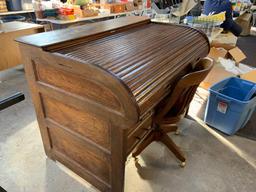 1880’s A.H.Andrews&Co Roll Top Desk
