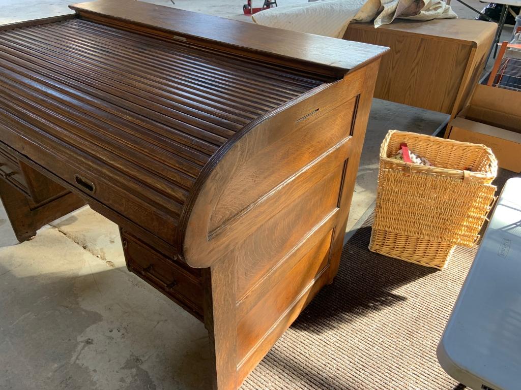 1880’s A.H.Andrews&Co Roll Top Desk