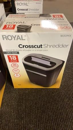 Royal Crosscut paper shredder