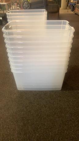 Lot of 10-70Qt Ultra storage boxes-No lids