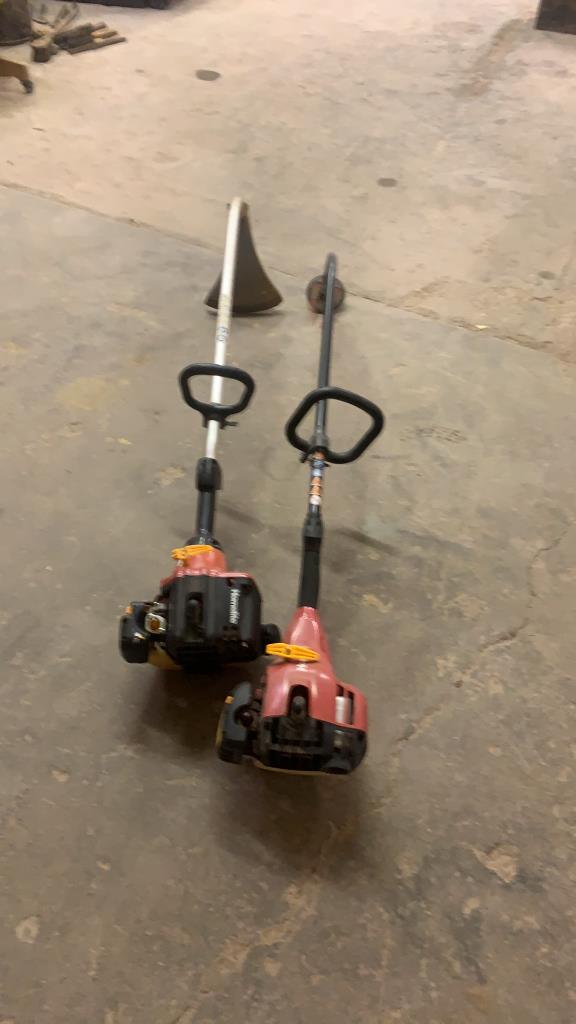 Lot of 2 HOMELITE string trimmers for parts