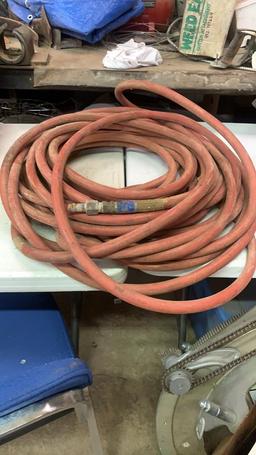 1/2” red rubber air hose
