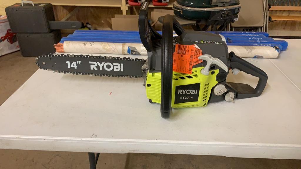 RYOBI 14” 2 cycle gas chainsaw