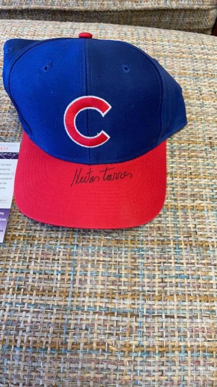 Hector Torres autographed Chicago Cubs baseball