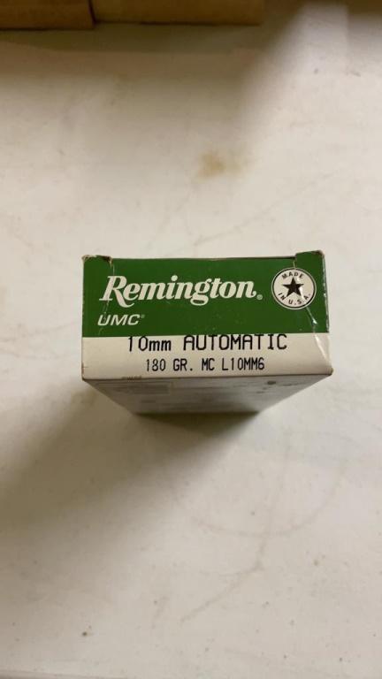 Box of 10mm AUTO ammo