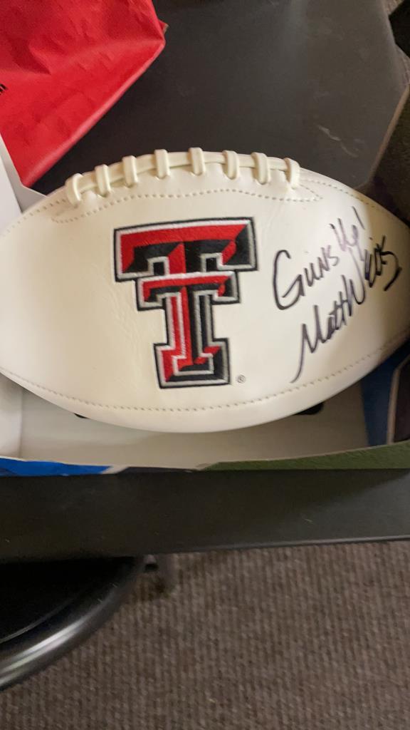 Matt Wells signed Texas Tech football