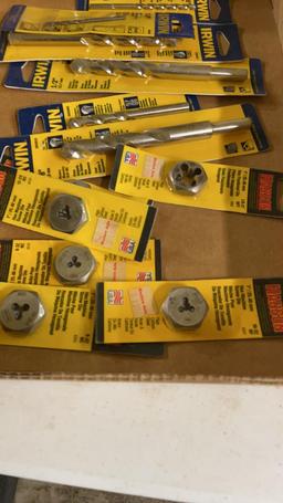 Lot of misc masonry drill bits & dies