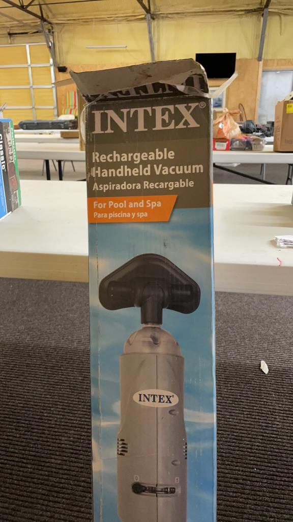 Intex rechargeable handheld pool vacuum