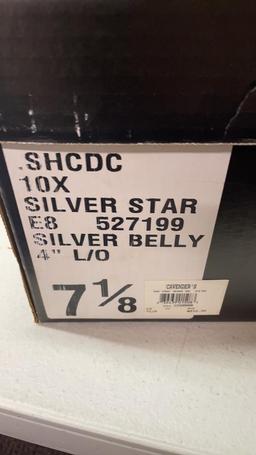 Cavender’s Silver Star silver belly 7-1/8” c