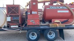 Ditch Witch HydroVac unit on trailer