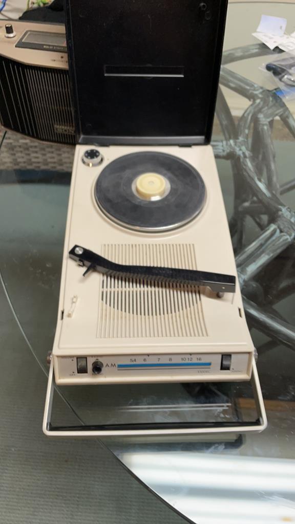 Vintage Sony Radio & Decca record player