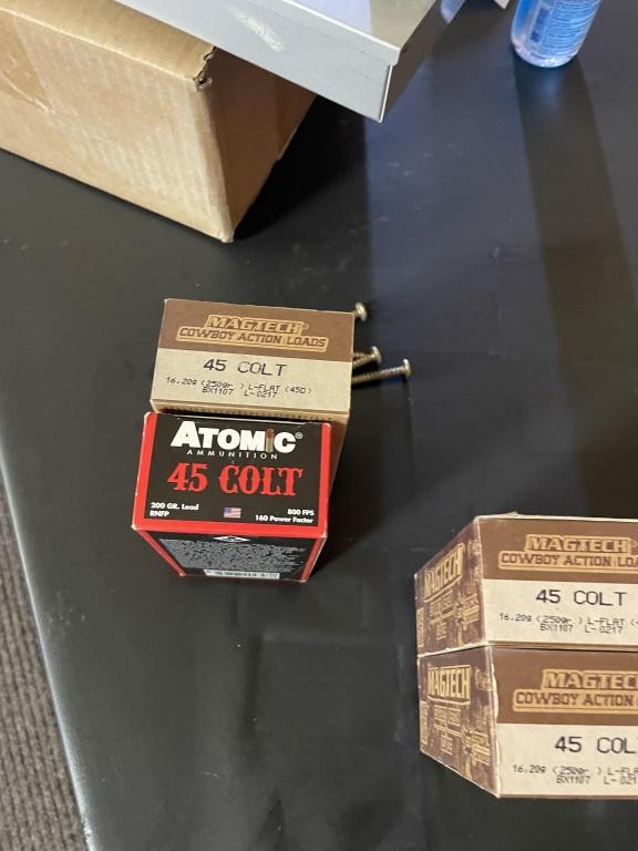 1-Full and 1-Partial box 45 colt ammo