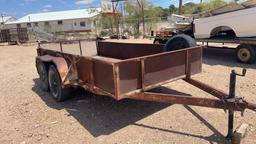 13’ shop built utility trailer