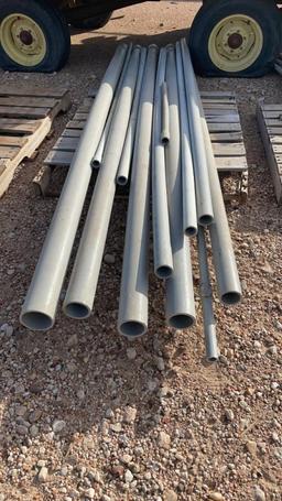 Bundle of misc PVC conduit