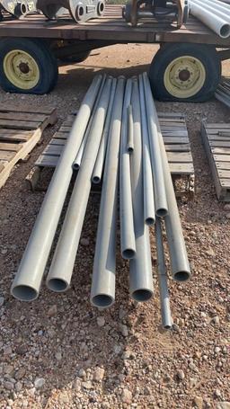 Bundle of misc PVC conduit