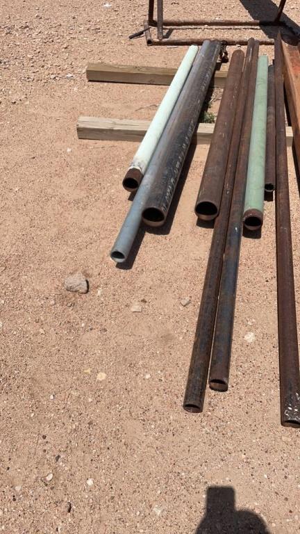 Lot of misc steel pipe