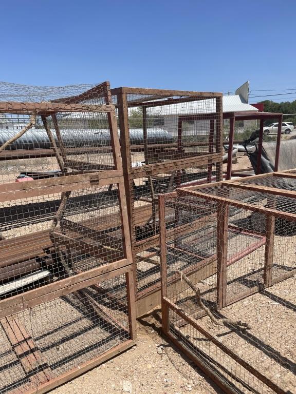 Lot of 3 chicken coops
