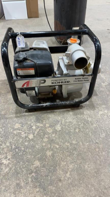 Koehler 3” water pump. Never used