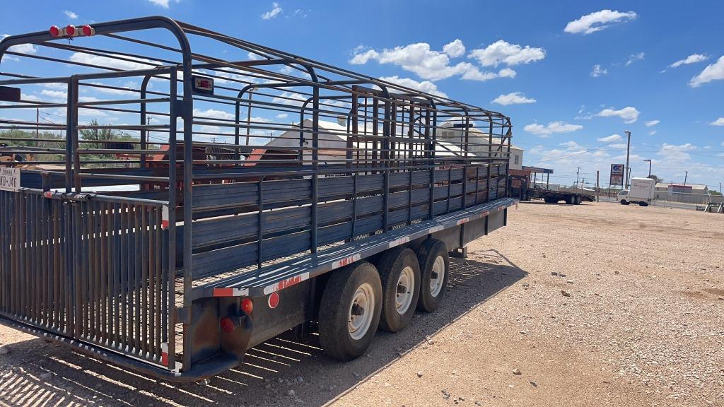 HANOVER 24’ Tri-Axle stock trailer