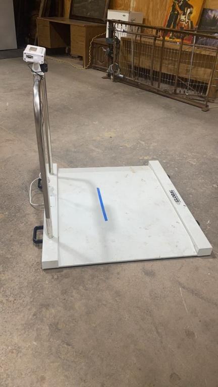 Global Industrial wheelchair scale