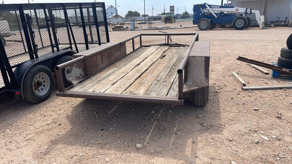 12’ shop made Utility trailer