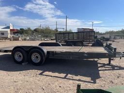 2017 Crossload 83”x20’ tilt bed trailer-has c