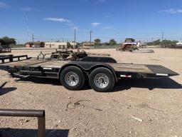 2017 Crossload 83”x20’ tilt bed trailer-has c